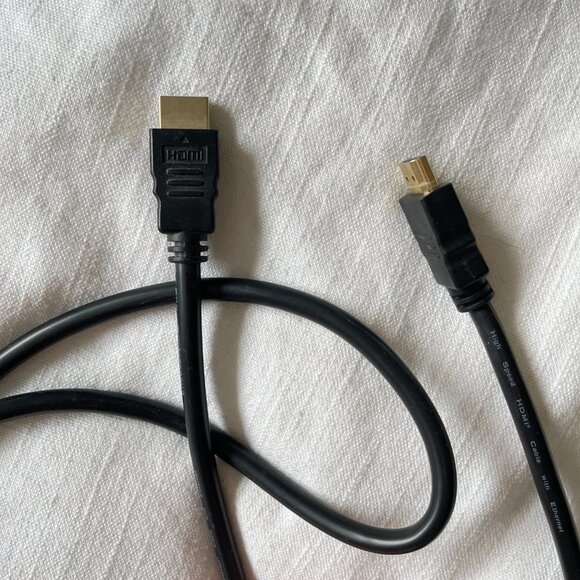 Black 72” HDMI Cable Cord - Picture 4 of 4